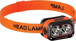 Porodo Wave-Sensor Rechargeable LED Head Lamp, 5×Lighting Modes
