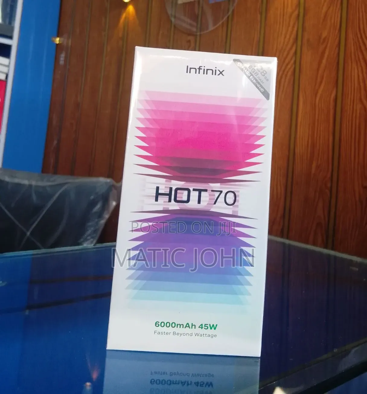 New Infinix Hot 70 256 GB Pink