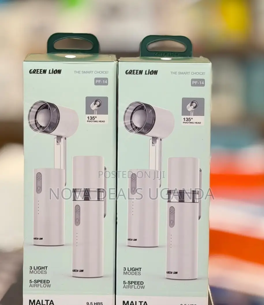 Green Lion Malta Handheld Lamp Turbo Fan 3000mah Rechargeable Battery