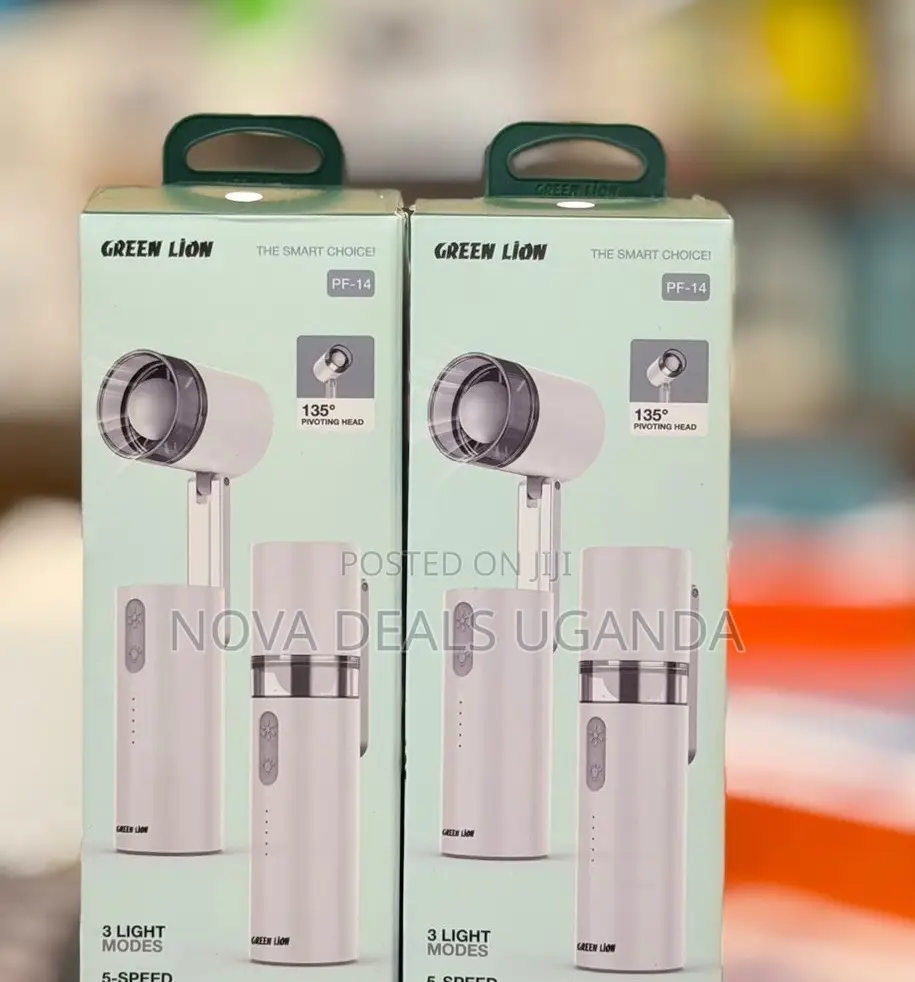 Green Lion Malta Handheld Lamp Turbo Fan 3000mah Rechargeable Battery