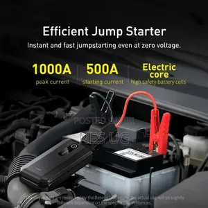 Super Car Jump Starter Built-in 10000mAh Power Bank 1000A
