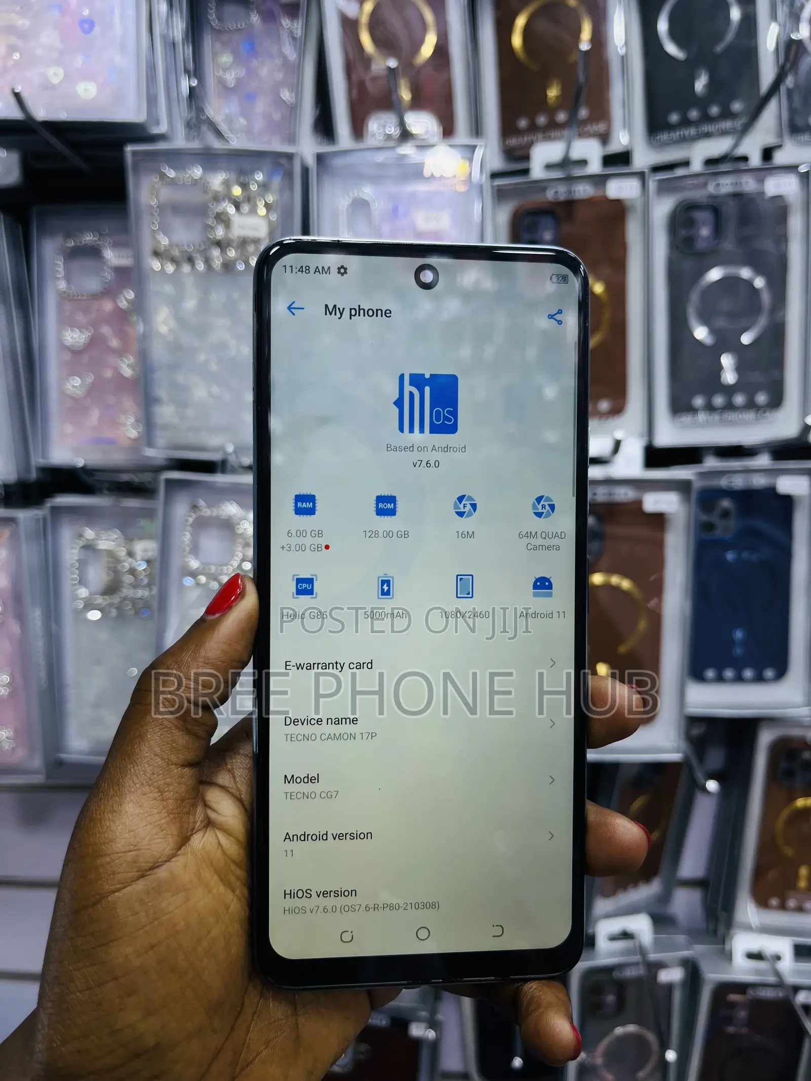 Tecno Camon 17P 128 GB Blue