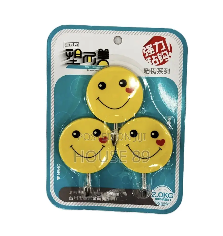 3 Piece Adhesive Hooks
