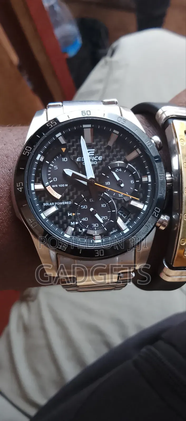 Casio Edifice Solar Powered Chronograph.