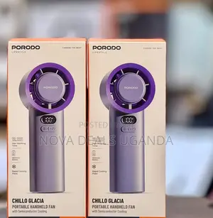Porodo Lifestyle Chillo Glacia Portable Handheld Turbo Fan