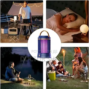 Rechargeable Indoor Electric Fly Catcher and Mosquito Repellent Lamp