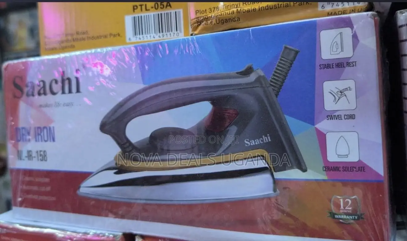 Saachi Dry Iron With Ceramic Soleplate