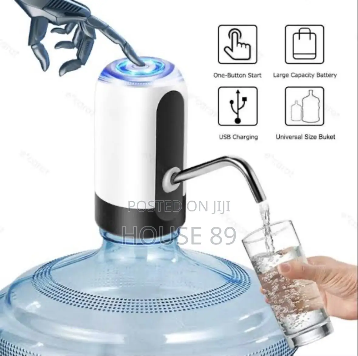 USB Rechargeable Electric Water Pump