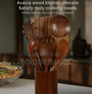 Acacia Wood Kitchen Utensils