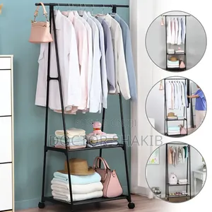 Freestanding Coat Metal Clothing Rack
