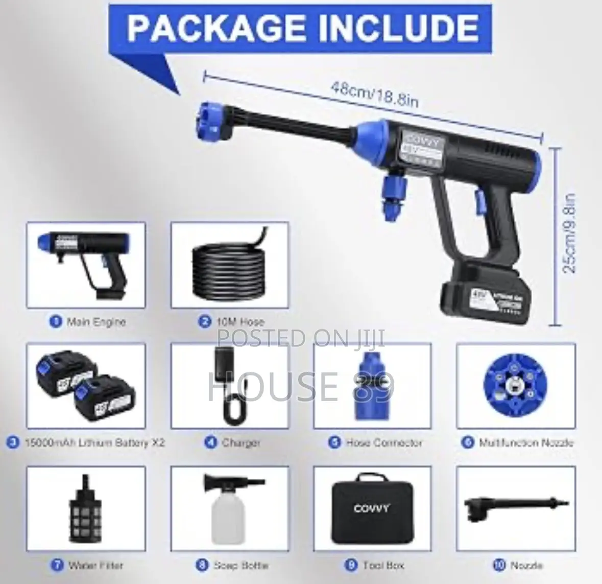 MDHL Cordless Car Washer Kit