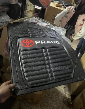 3D Car Floor Mats for Land Cruiser-Black TPE Car Floor Carpets