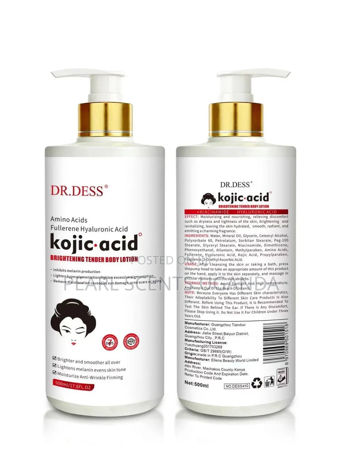 Dr Dess Body Lotion and Body Wash