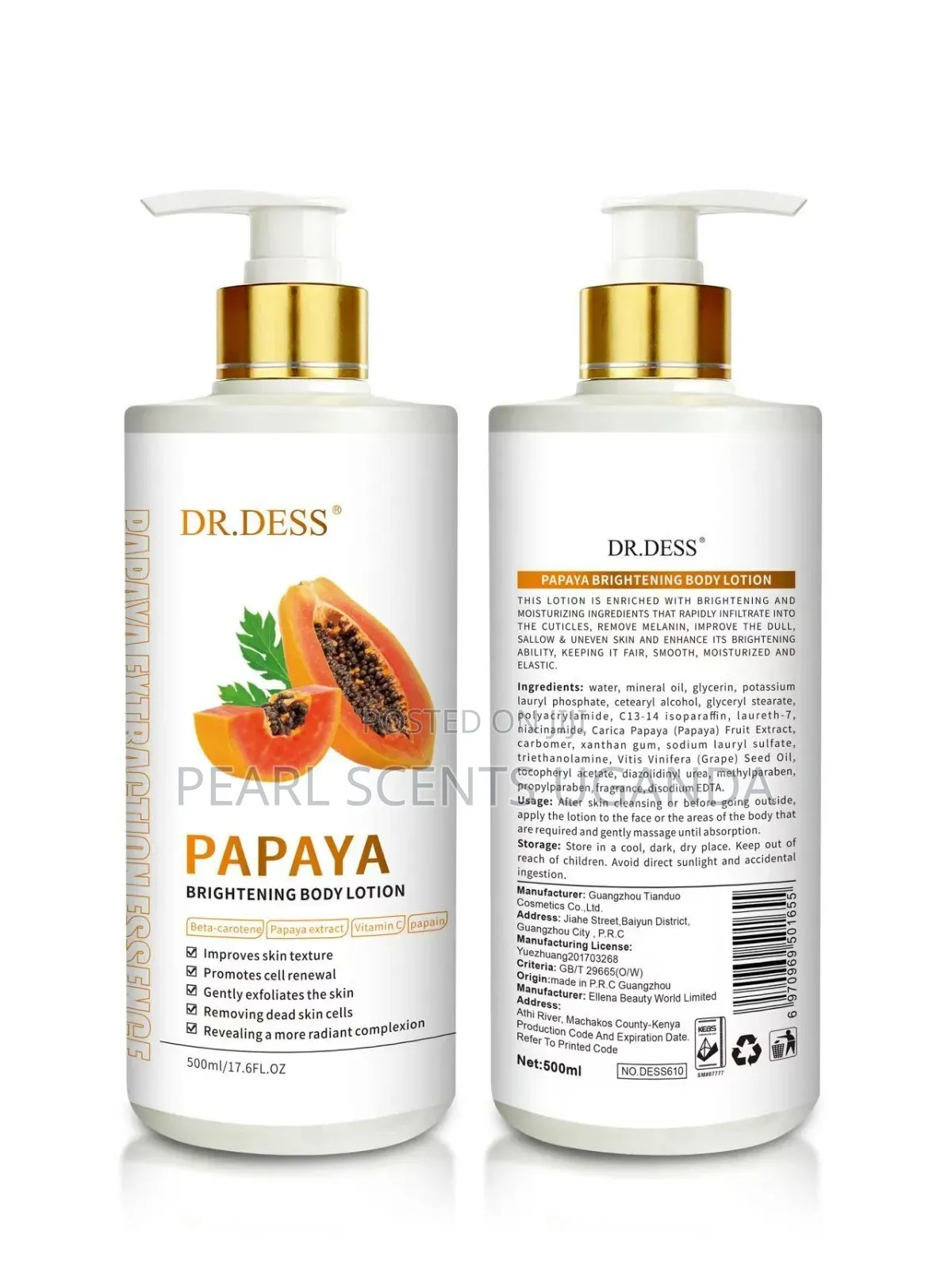 Dr Dess Body Lotion and Body Wash
