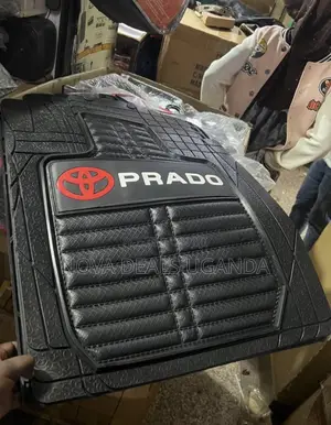 3D Car Floor Mats for Land Cruiser-Black TPE Car Floor Carpets