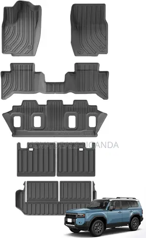 3D Car Floor Mats for Toyota Land Cruiser Prado 2024 7 Seater