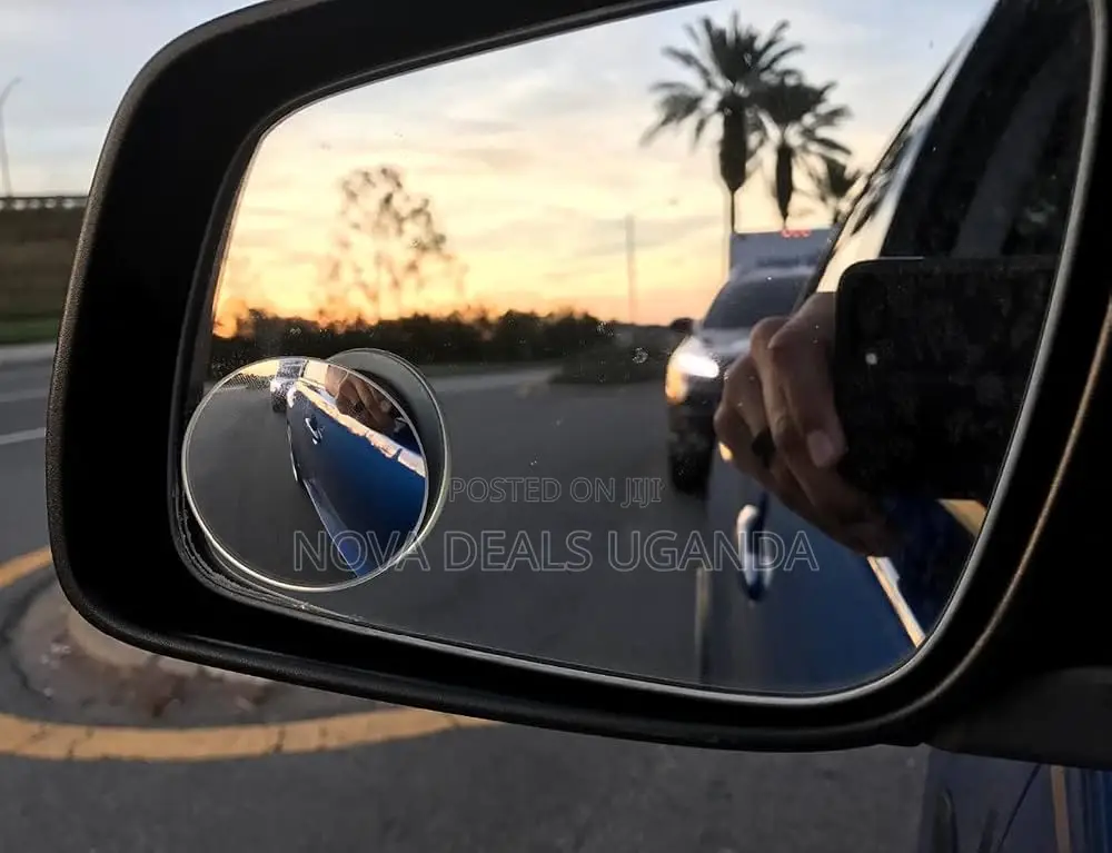 Nd Spot, 2" Round HD Glass Convex Rear View Mirror | Car | Pack