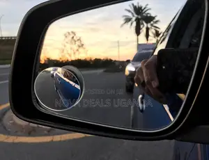 Nd Spot, 2" Round HD Glass Convex Rear View Mirror | Car | Pack