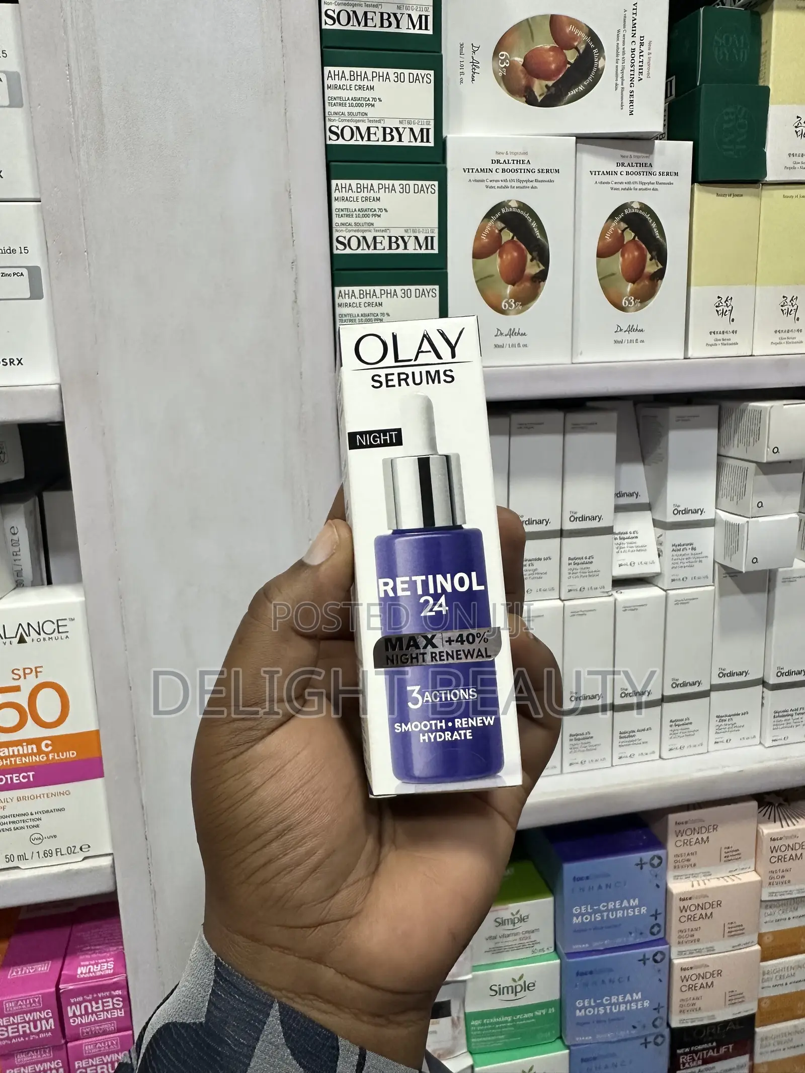 Olay Retinol Night Face Serum