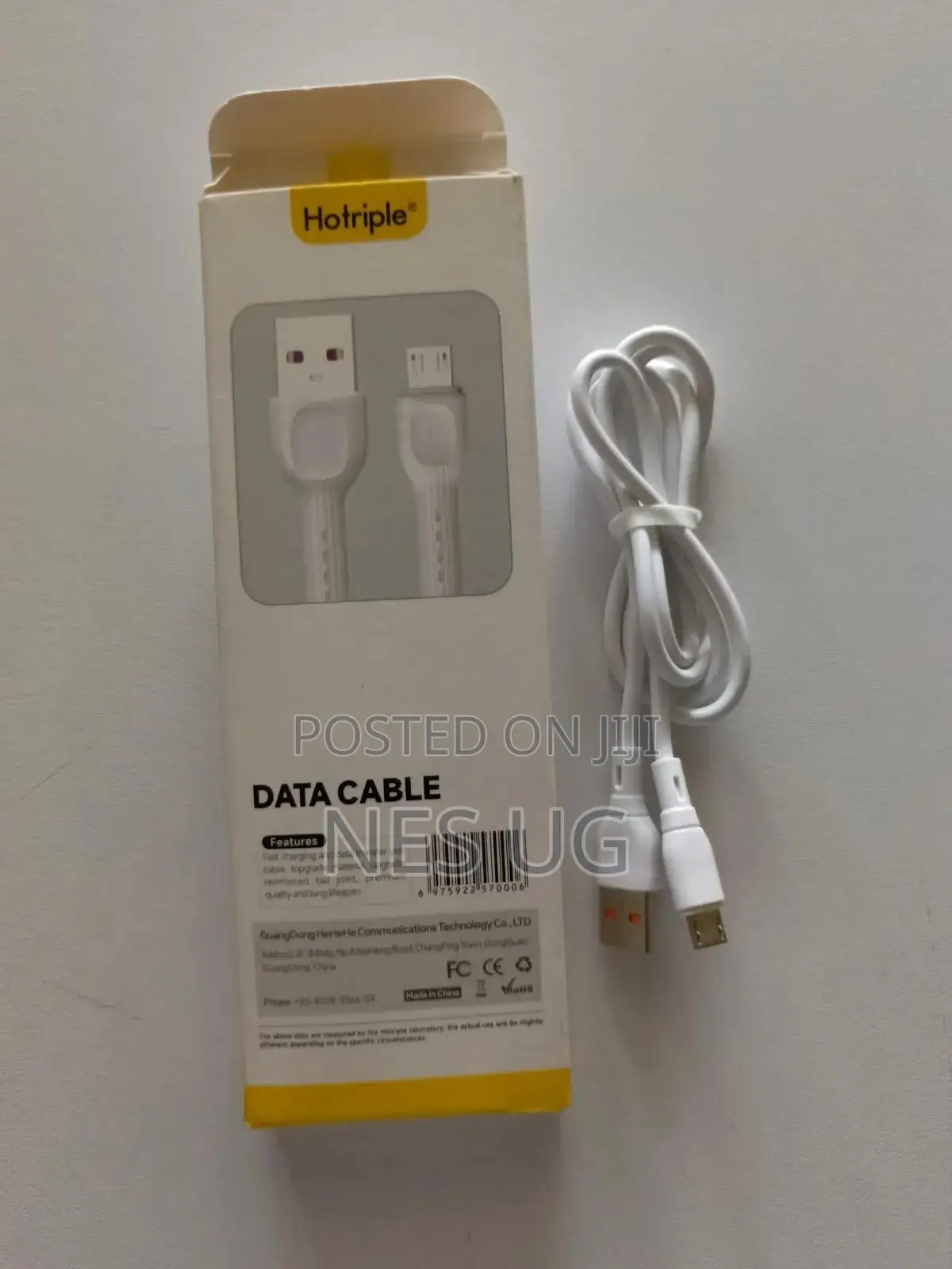 Micro Data Cable, Transmission Phone Charging Data Cable - White