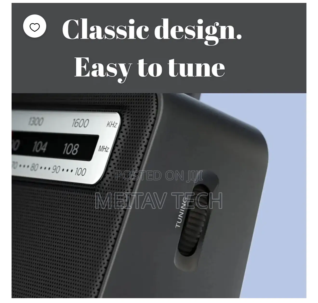 Philips 2000 Series AC/Battery-Operated AM FM