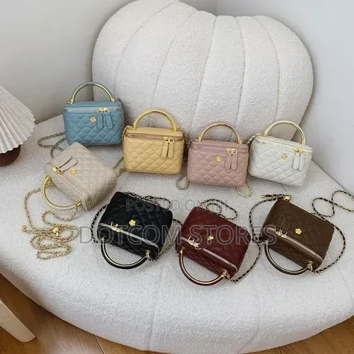 Small Quilted Square Box Bag for Women Designer