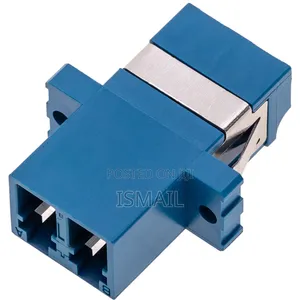 LC-LC UPC Duplex Fiber Optic Couplers / Adapters (Blue, SM)