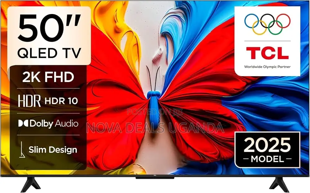 Brand New TCL 50 Inch Smart TV QLED HDR 10 Google TV, Dolby Audio