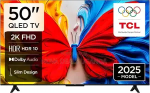 Brand New TCL 50 Inch Smart TV QLED HDR 10 Google TV, Dolby Audio