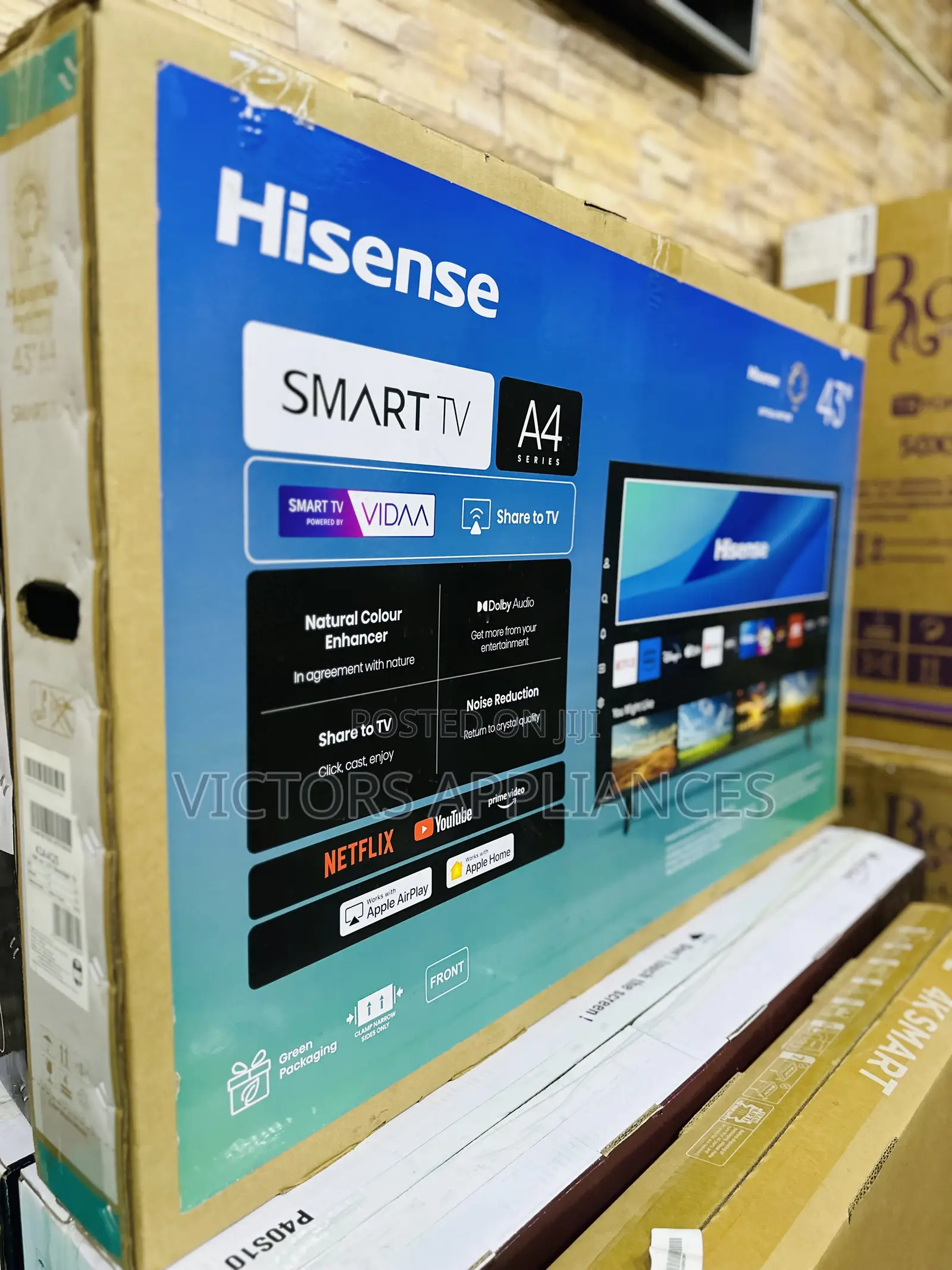 Hisense 43inches Smart TV A4 Series Powered by VIDAA OS