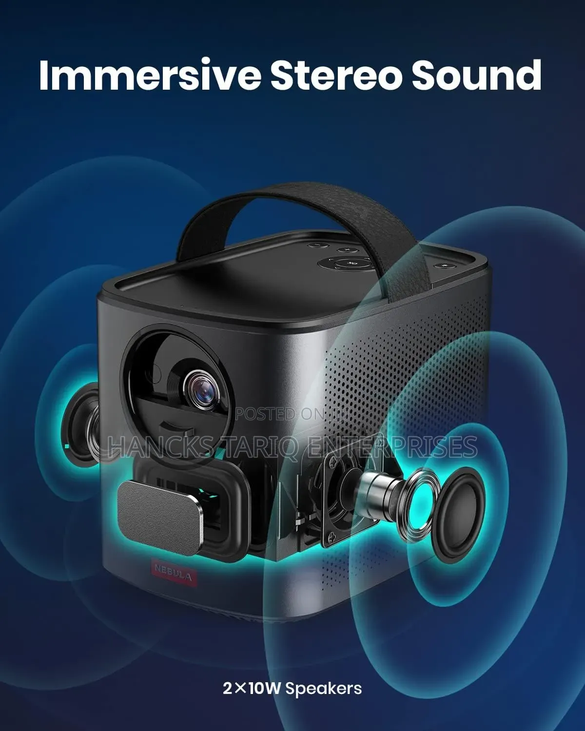 Nebula by Anker Mars II Pro Portable Cinema Projector.