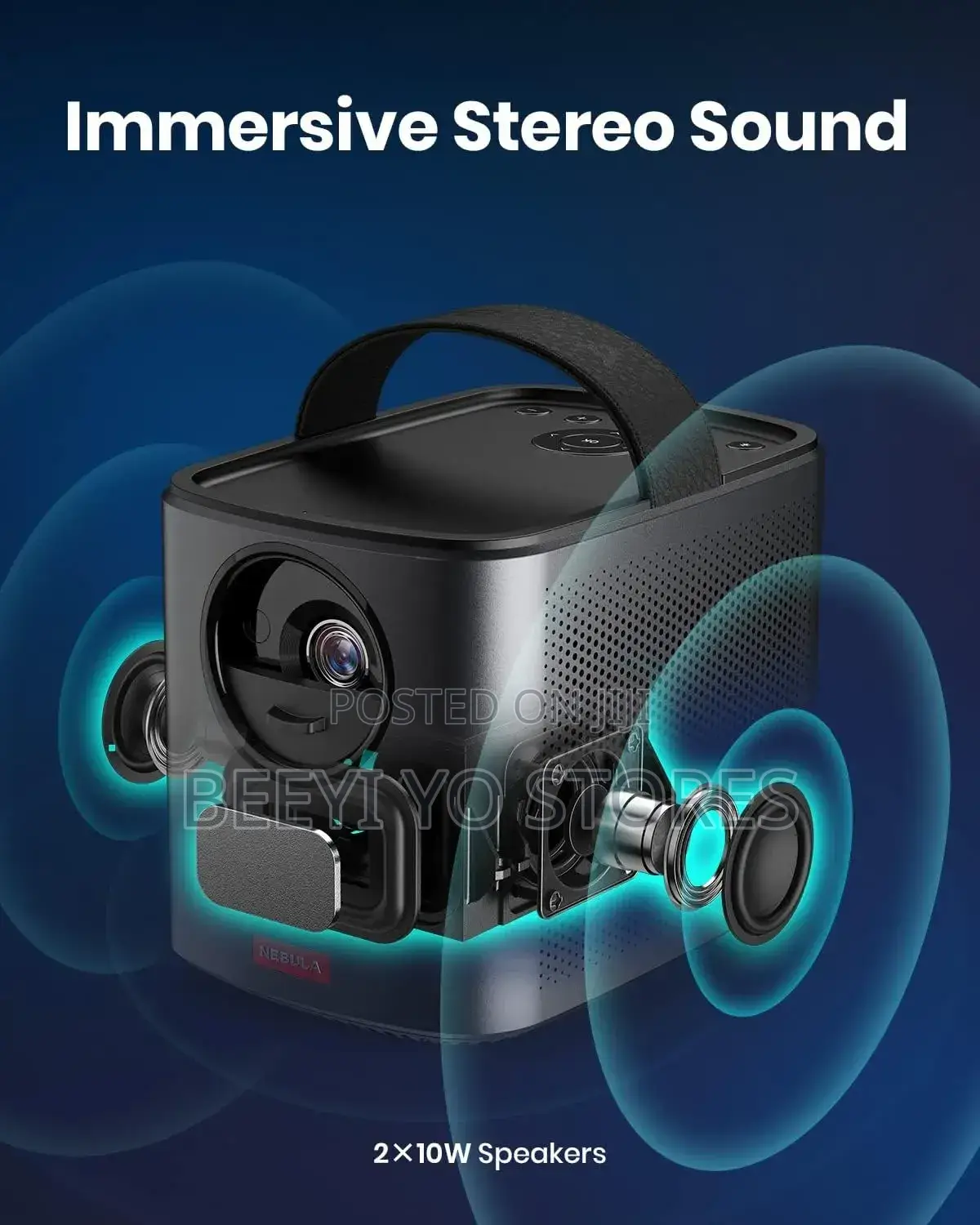Nebula by Anker Mars II Pro Portable Cinema Projector.