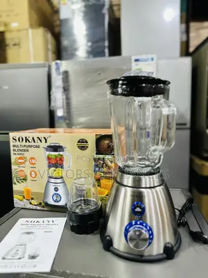 SOKANY 2in1 Blender With Glass Jar