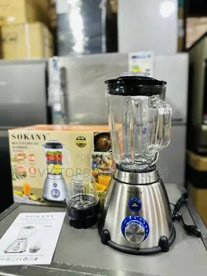 SOKANY 2in1 Blender With Glass Jar