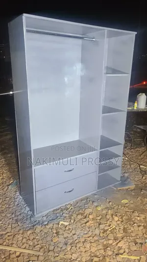 Gray Open Closet System