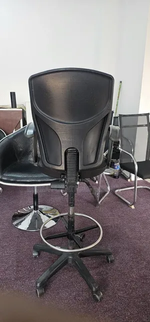 Counter Leather Adjustable Office Chair