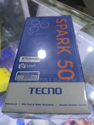New Tecno Spark 50 128 GB Black