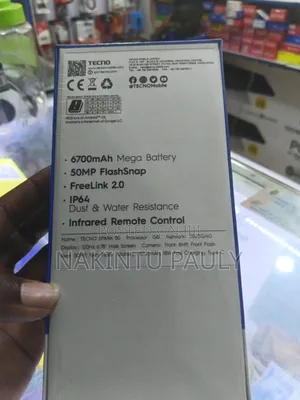 New Tecno Spark 50 128 GB Black