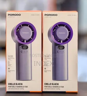 Porodo Lifestyle Chillo Glacia Portable Handheld Turbo Fan