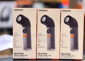 Porodo Chillo Polar Portable Handheld Fan / Semiconductor Cooling Fan