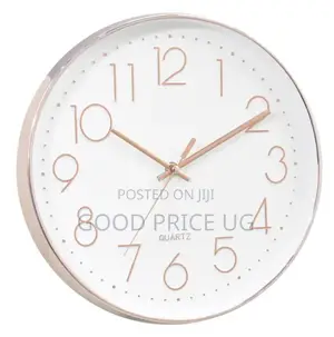 Modern Rose Gold Wall Clock,