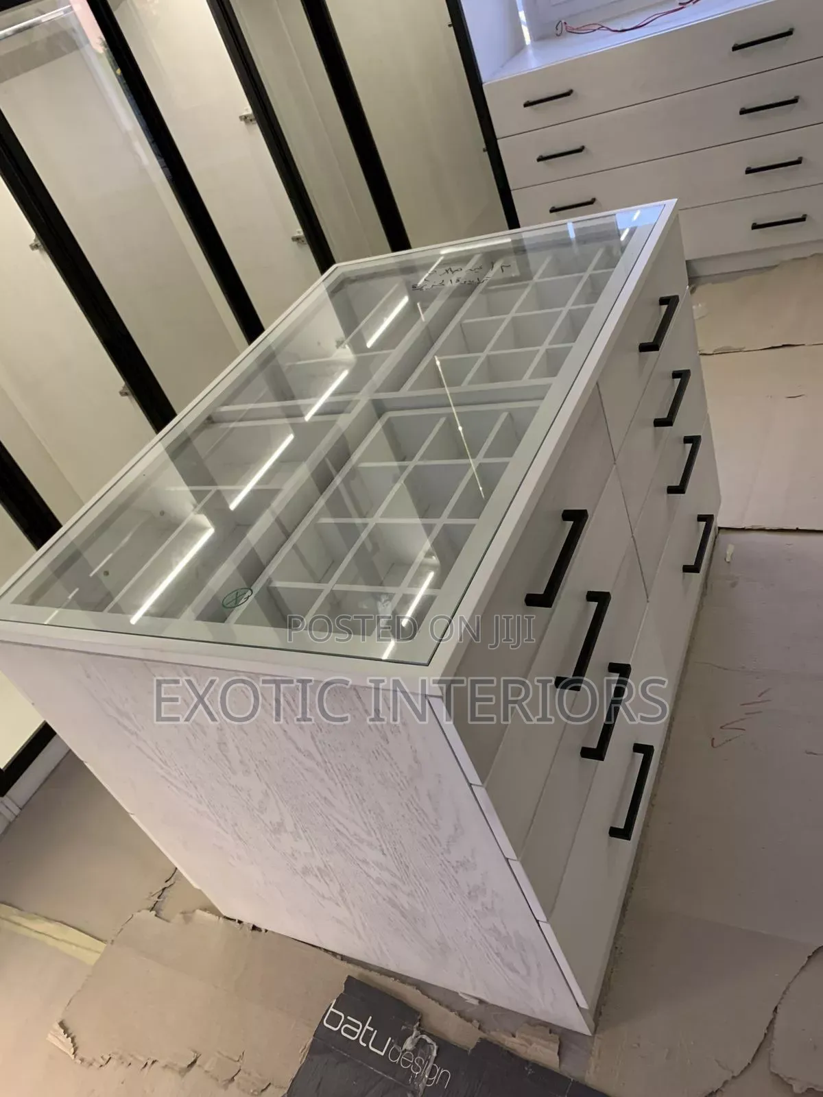 Chest Drawer With Glass on to Call
