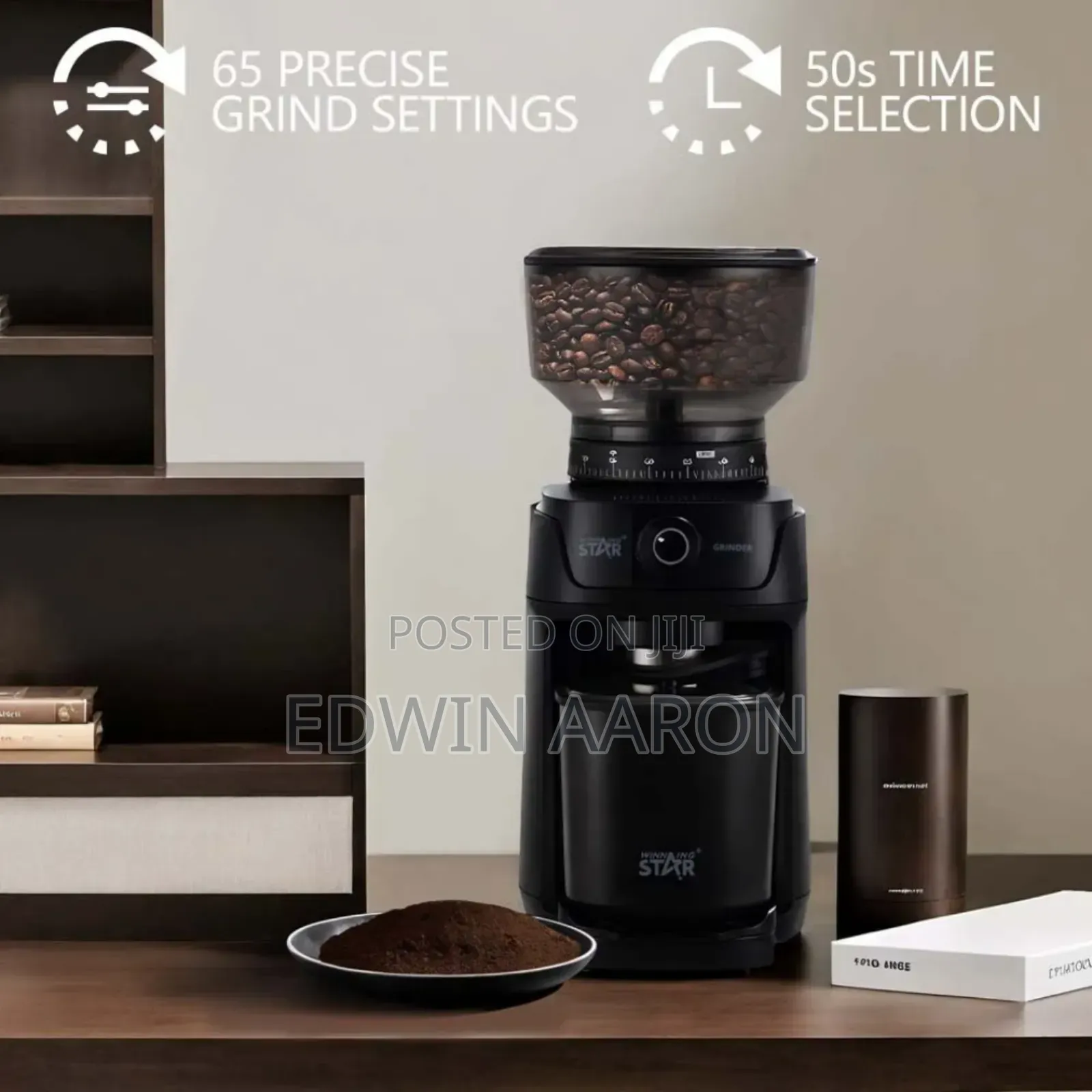 Winning Star Precise Electric Coffee Grinder