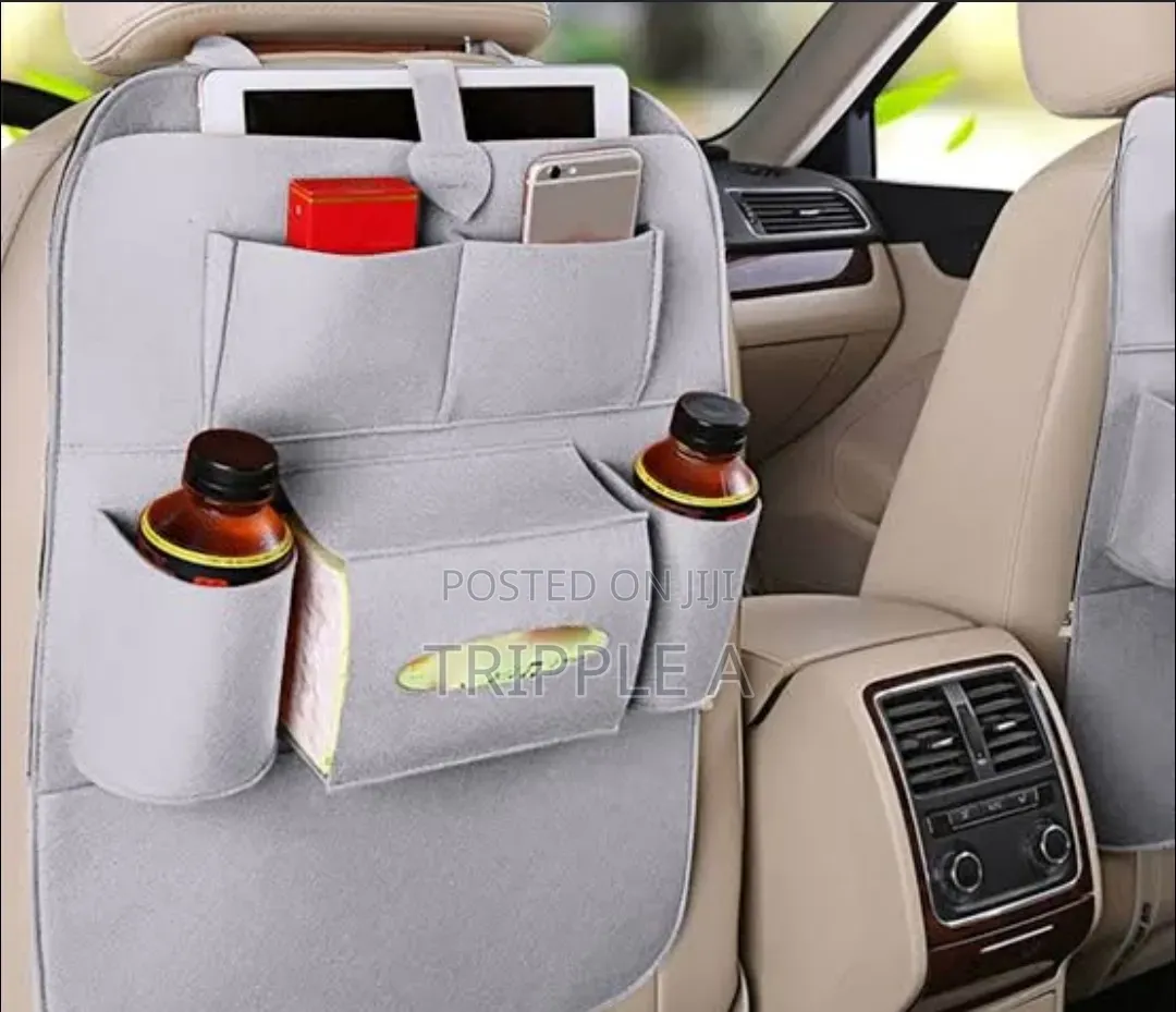 2 Pieces of Car Back Seat Organizer- Multi-Colors