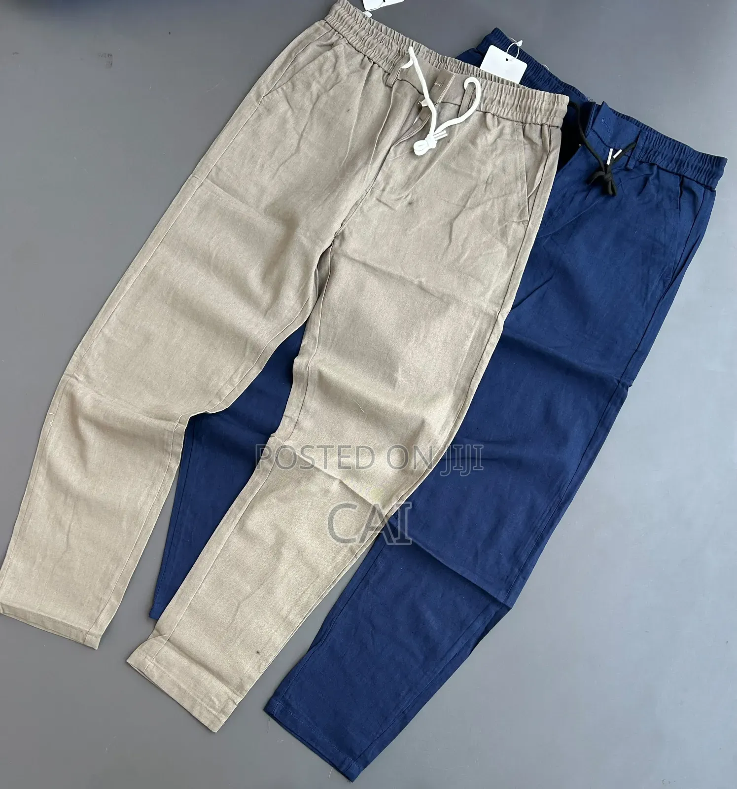 Relaxed-Fit Men's Linen Pants. 7colors
