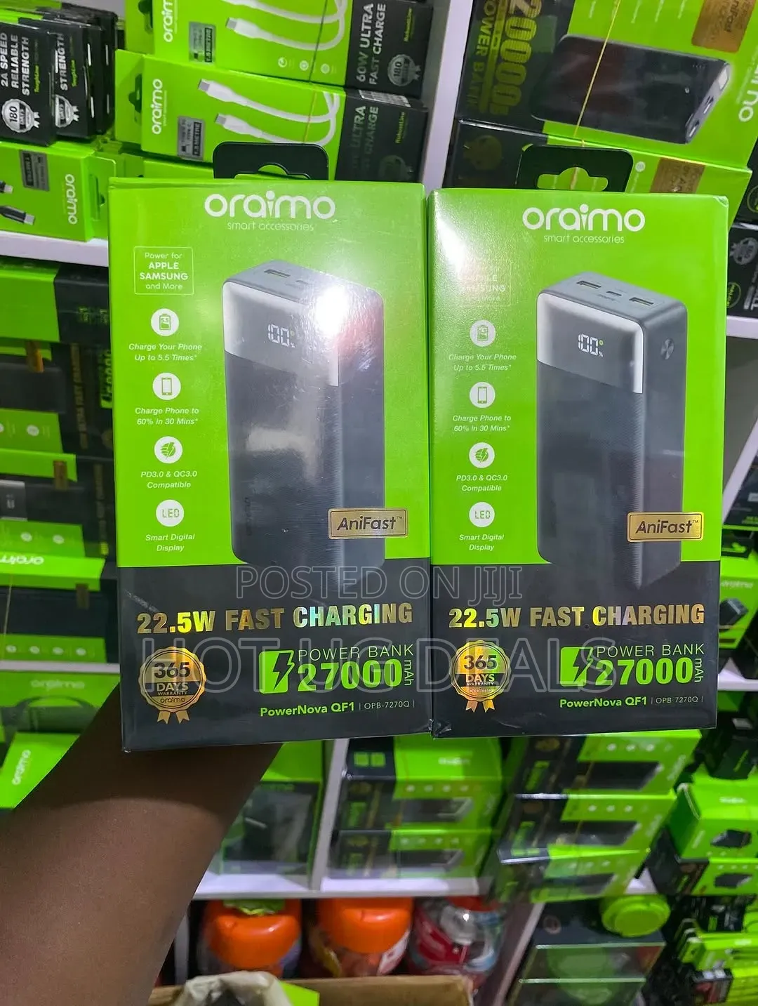 Oraimo PowerJet 501 50000mAh 85W Fast Charging Power Bank