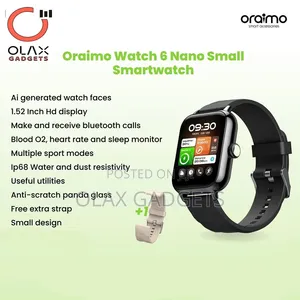 Oraimo Watch 6 Nano Bluetooth Calling, Sports N Fitness Smartwatch