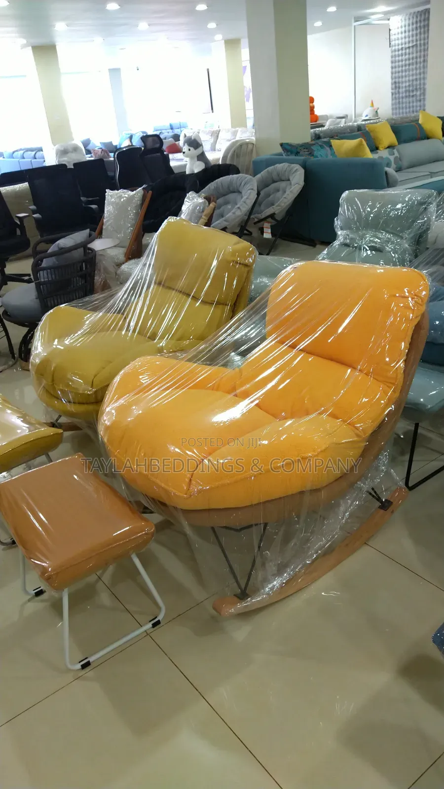 Single Sofa Lazy Leisure Recliner Home Light Luxury Rocking