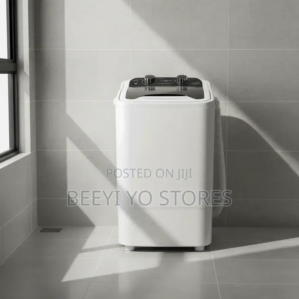 Portable Mini Single-Tub Washing Machine With Shoe Cleaning Brush .