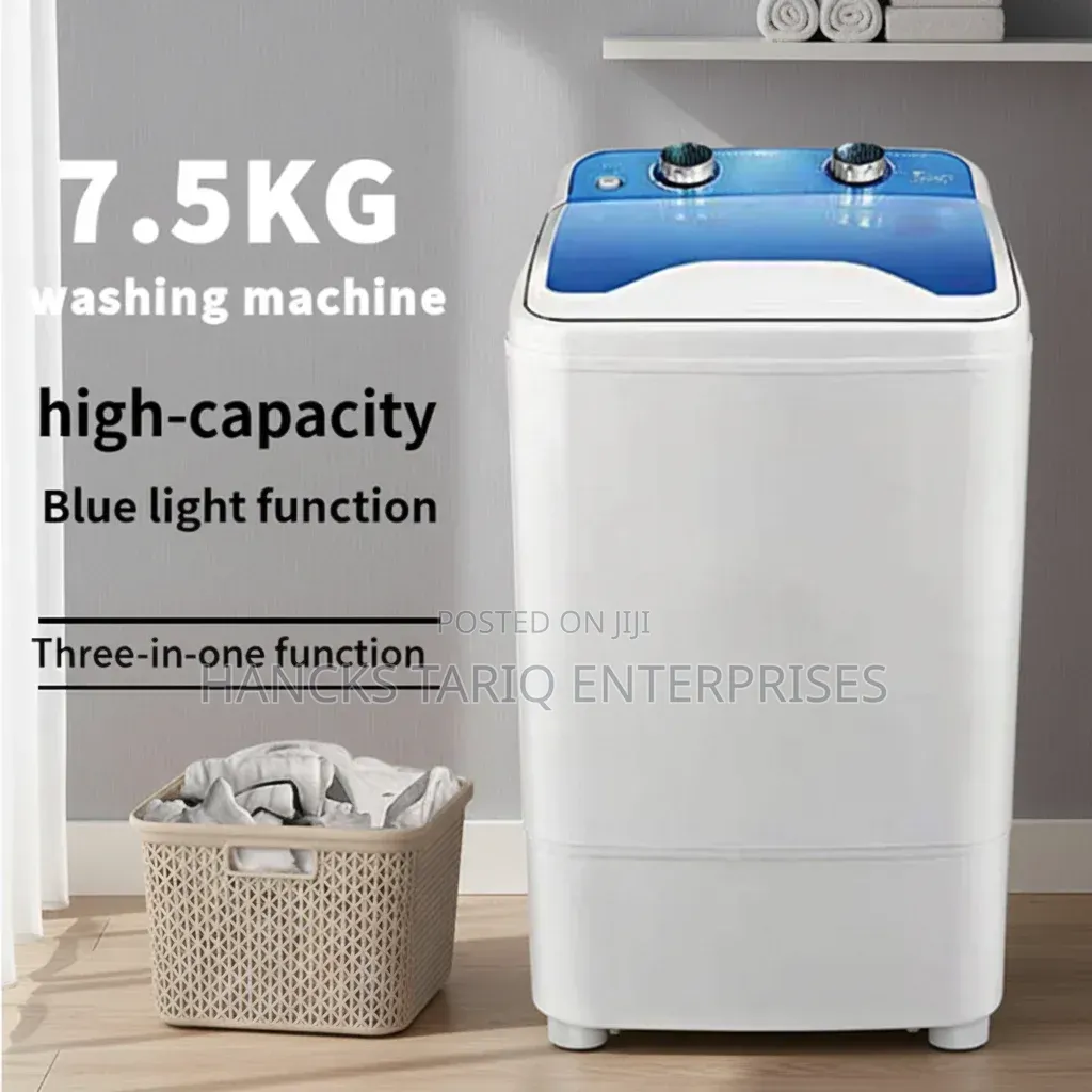 Portable Mini Single-Tub Washing Machine With Shoe Cleaning Brush .